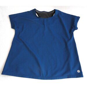 Zella Girls Royal Blue and Black Sport Top - Girls Size 14/16